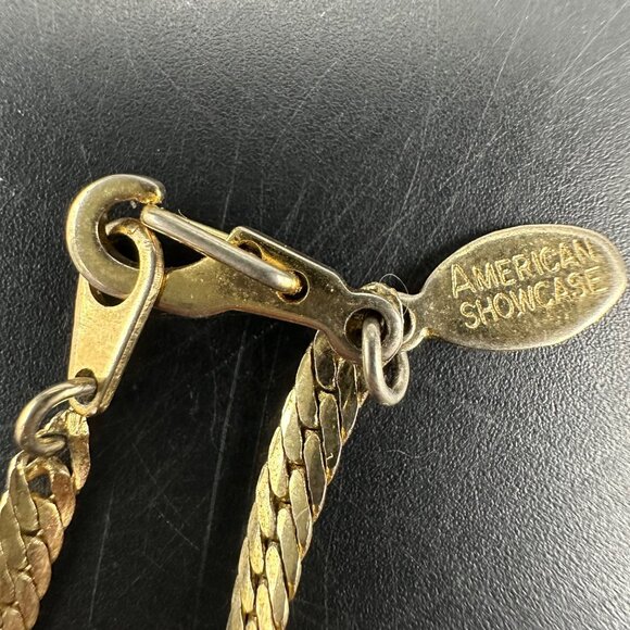 Vintage Unicorn Pendant Necklace American Showcase Gold Tone Mystical Beast - Picture 8 of 10